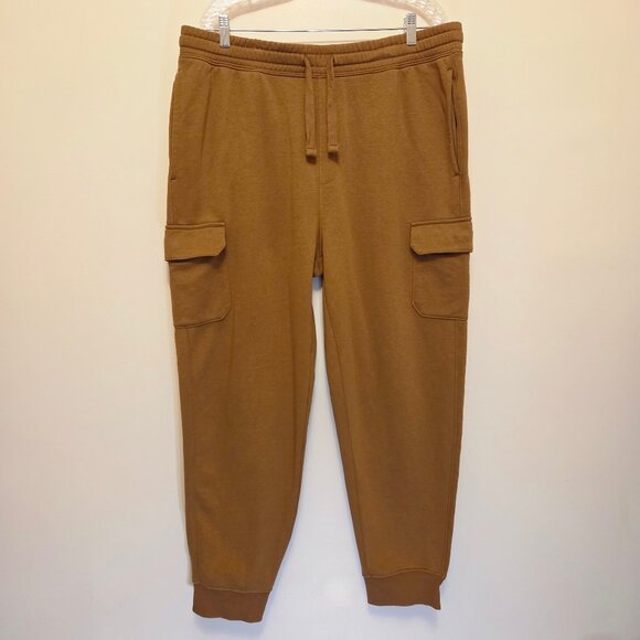 Old Navy Other - Old Navy Men’s Cargo Jogger Sweatpants Bourbon Tan Brown - XL